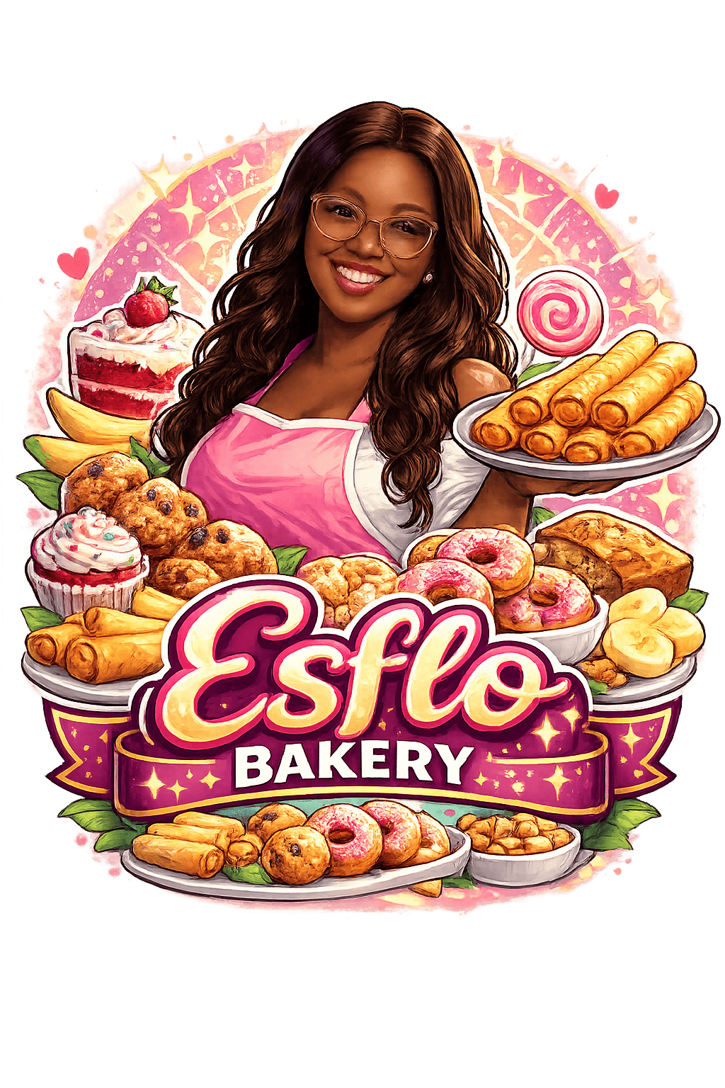 Florence with pastries